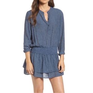 Rails Navy Striped Top